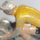 Cycliste miniature Quiralu - detail